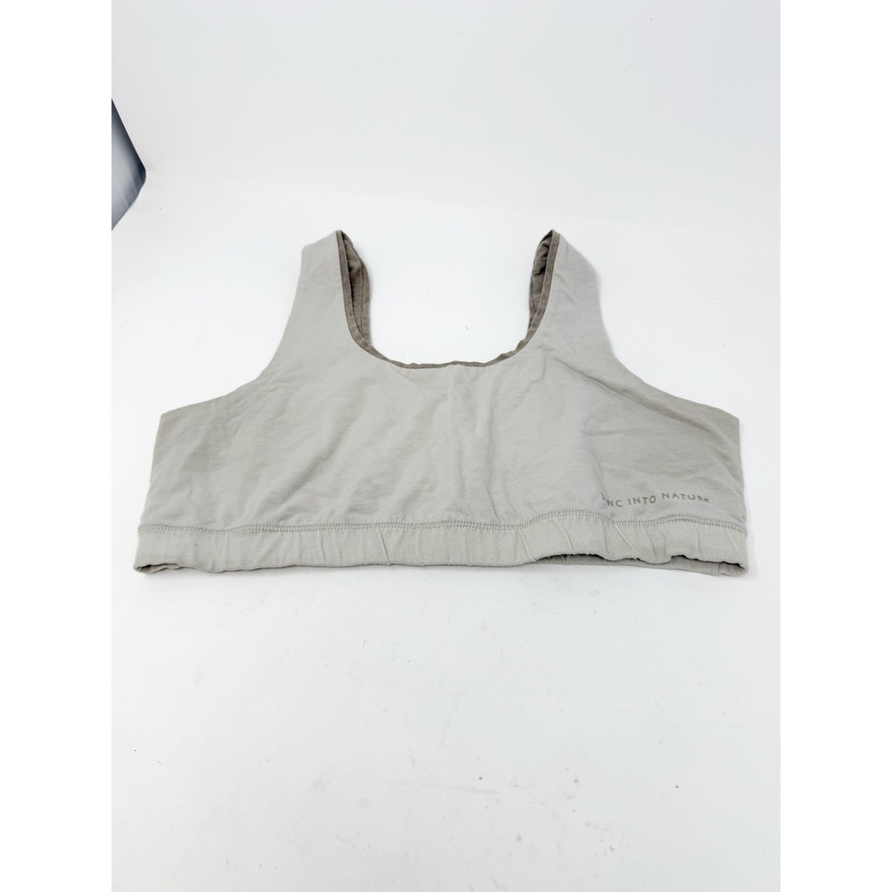 Paka Apparel Bralette XL Grey Alpaca Pima Cotton Tencel Sync Into Nature Bra